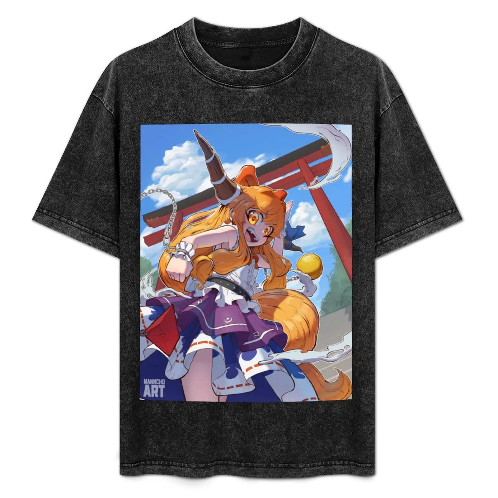 

Touhou Project - Suika Ibuki T-Shirt new edition heavyweights anime mens plain t shirts