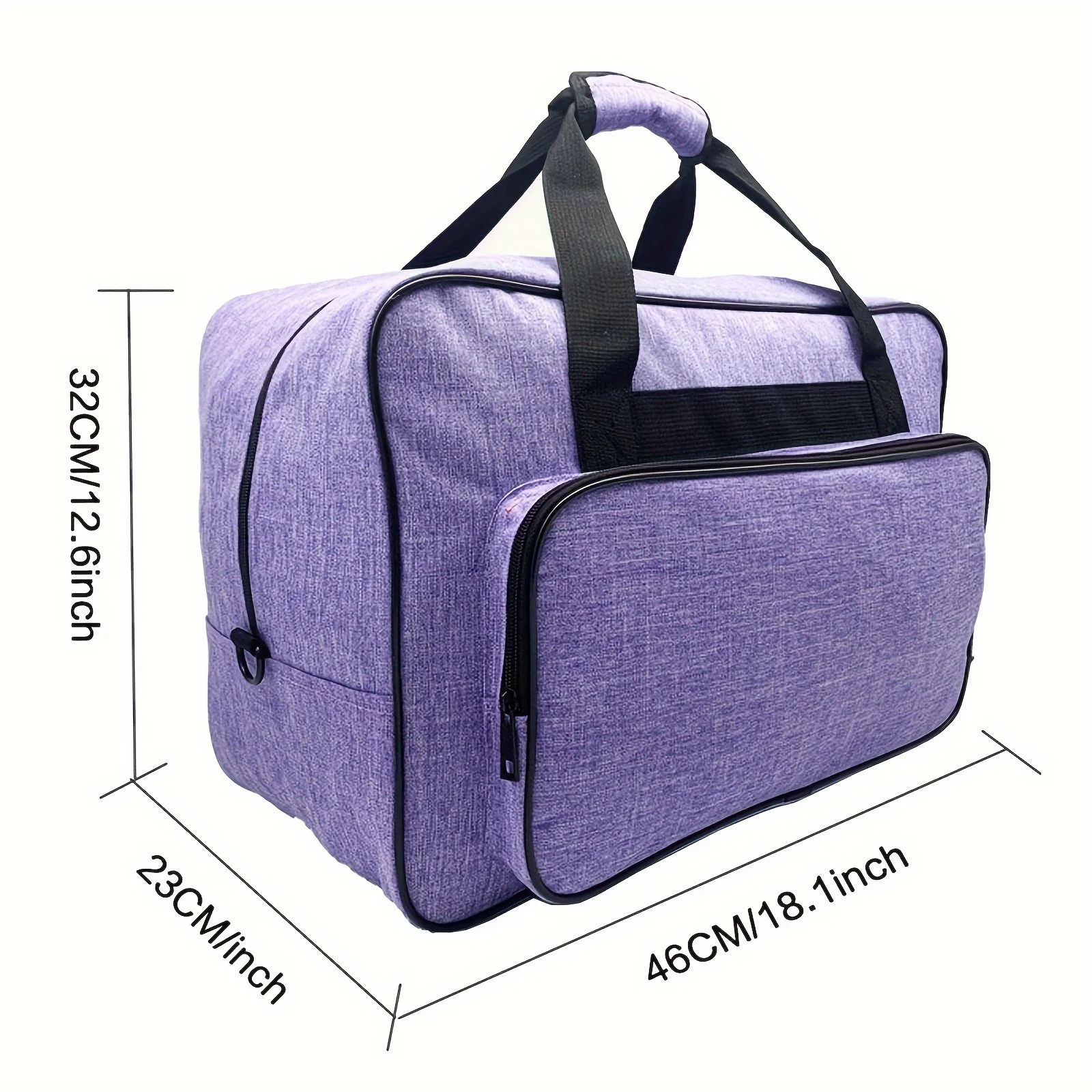 Sewing Machine Carrying Case, Universal Tote Bag with Shoulder Strap Compatible with Most Standard Singer, Brother, Janome