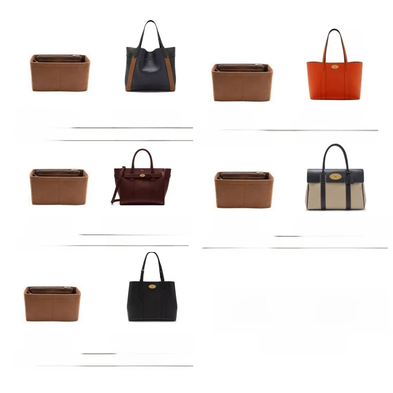  Bayswater Inner Organizer Bag Lightweight Storage Cushion Type Cosmetic Bag Pure Color Home Organization Accessories
