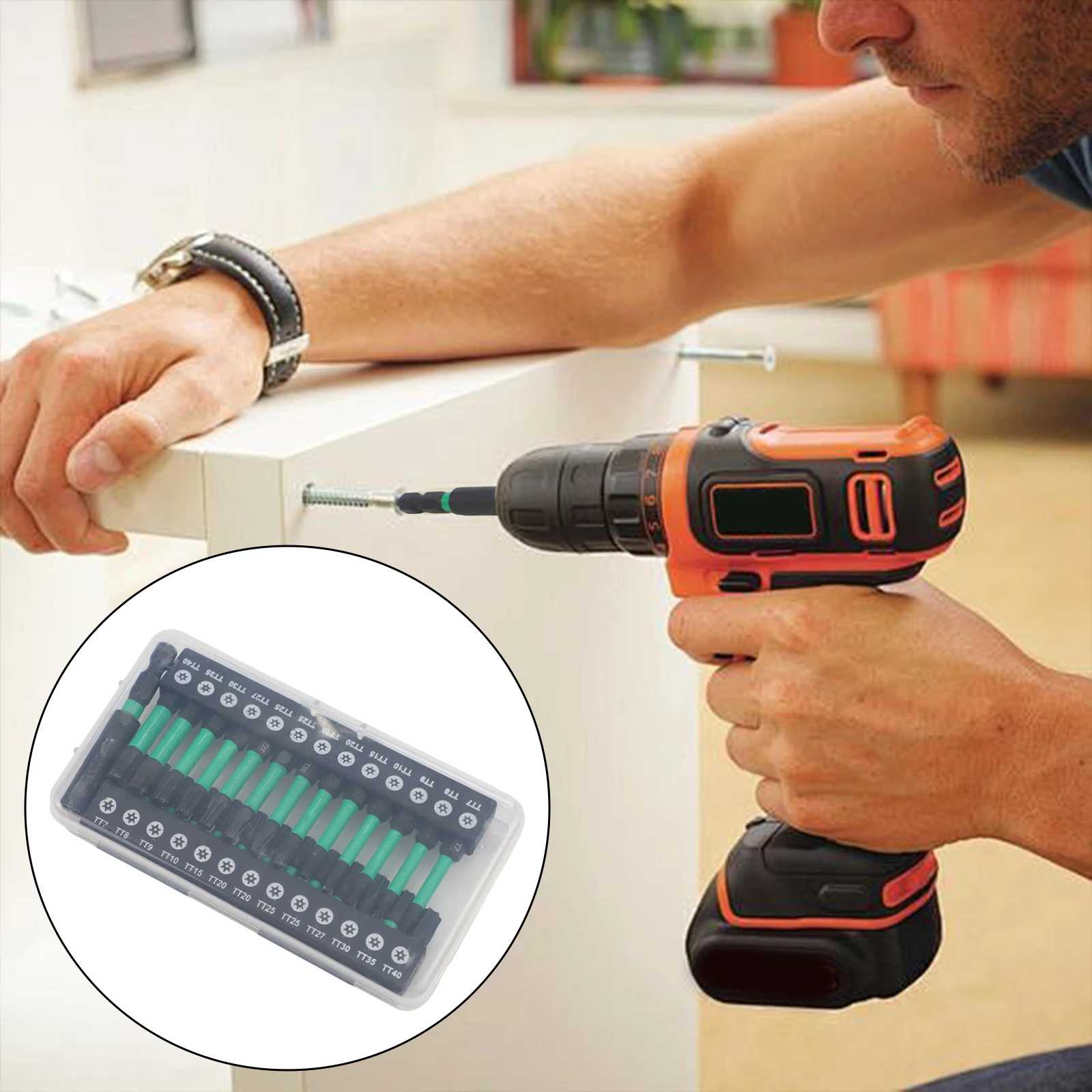 27 stks Schroevendraaier Bit Met Magnetische Schroef Uitbreiding Adapter Set T7-T40 Pruim Bit Set Met Gaten Schroevendraaier Boor Handgereedschap