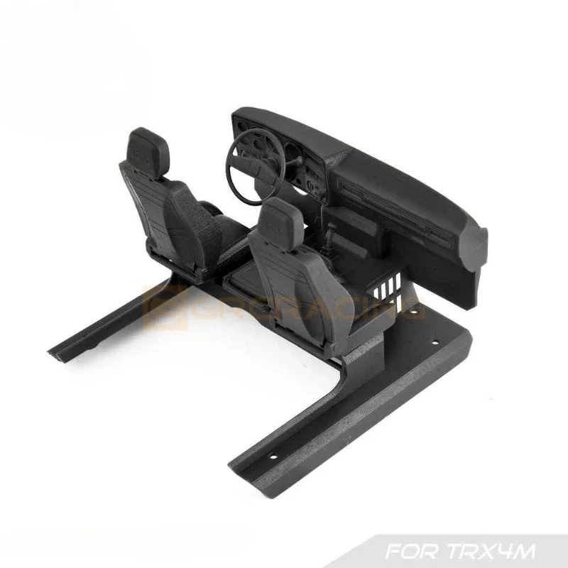 Asiento de Control Central de impresión 3D, Interior para 1/18 RC Crawler Traxxas TRX-4M Carguard Fierce Horse Chevrolet K10 Ford F150, 1 Juego