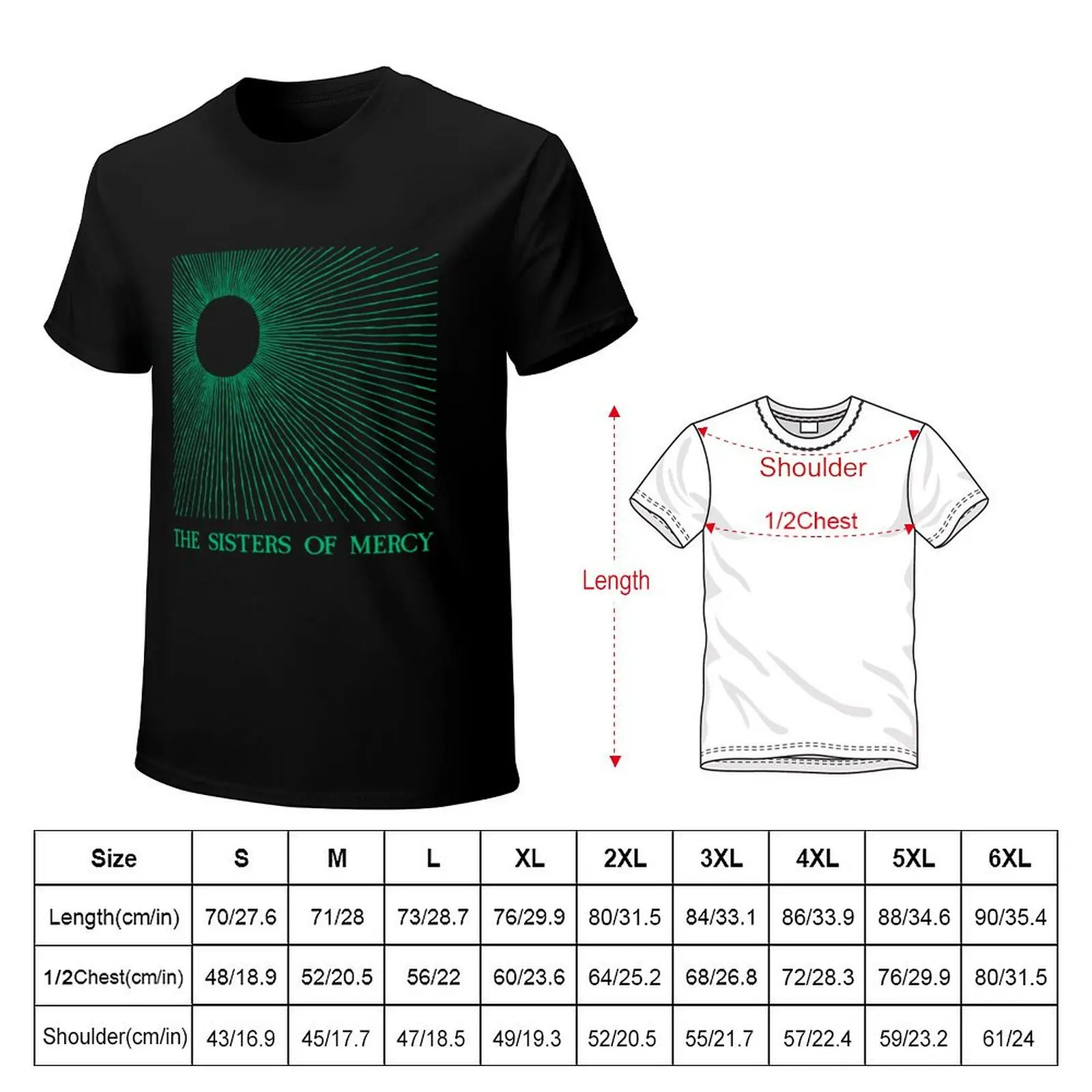 Special Present The Sisters Of Mercy Band Gifts For Fan T-Shirt Functional Casual Short Sleeve Tee