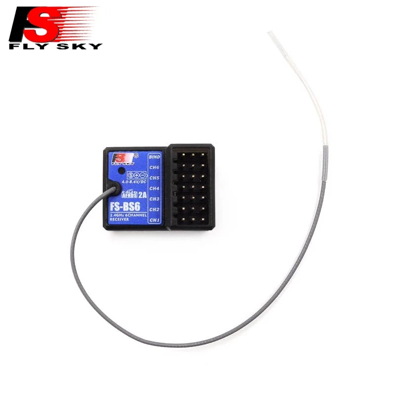 

1 /2 /4 pcs FlySky FS-BS6 Receiver 2.4Ghz 6CH AFHDS2 for FlySky FS-GT5 FS-IT4S Transmitter