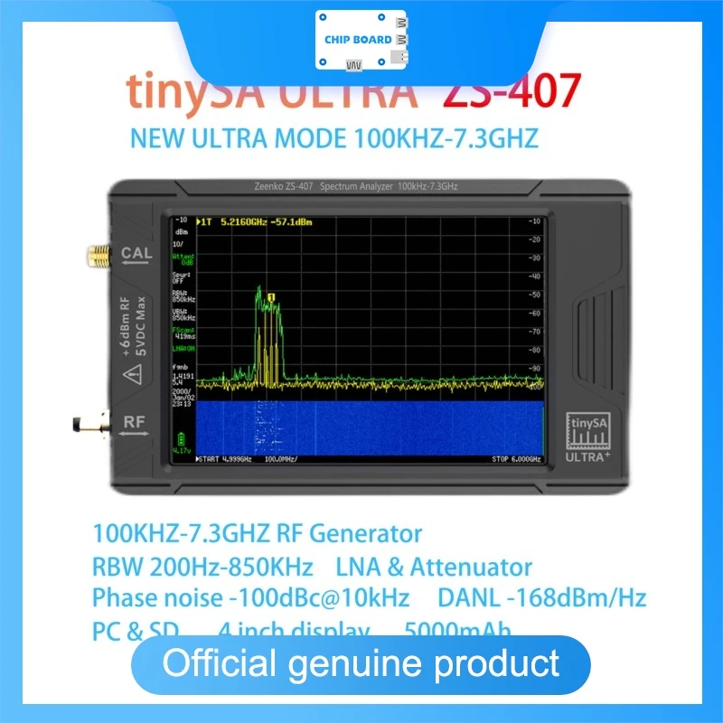 ZS-407 Hand held tiny Spectrum analyzer tinySA ULTRA PLUS 4