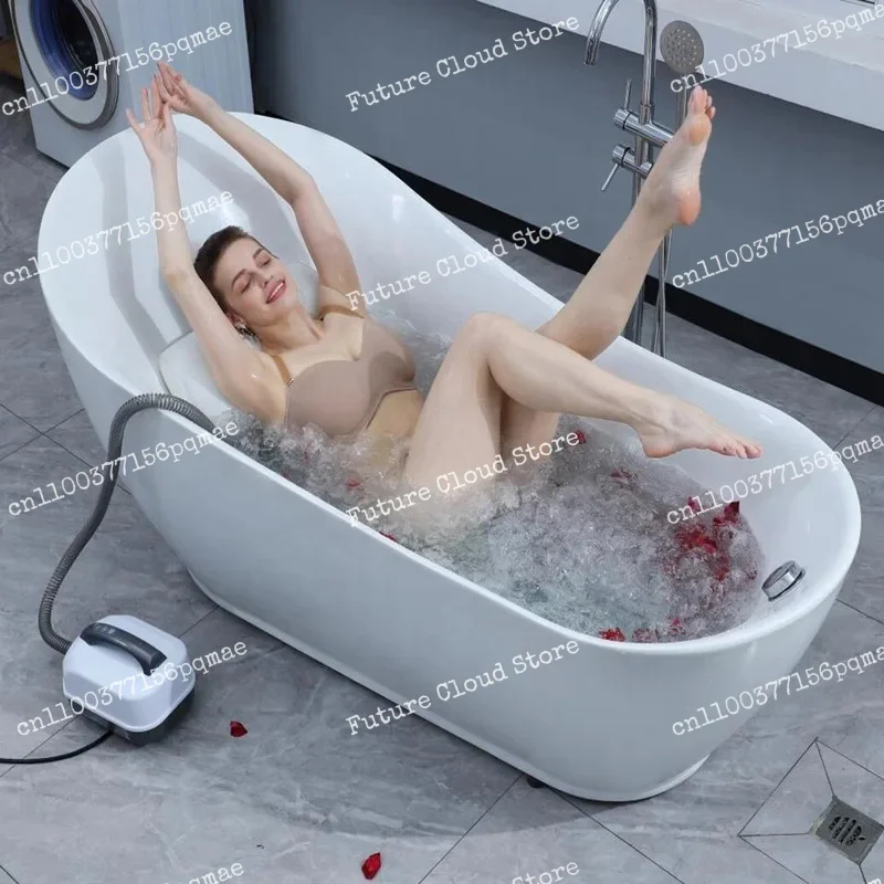 High End Private Customized Summer Electric Bathtub Bubble Massage Mat Waterproof Anti slip Body Spa Air Bubble Bath Massage Cus