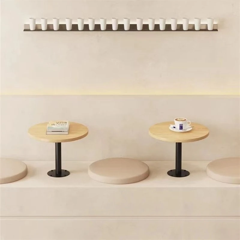 Restaurant Dining Table and Chair Set Fast-Food Shop Café Catering Commercial Furniture Durable Easy-Clean Table Set