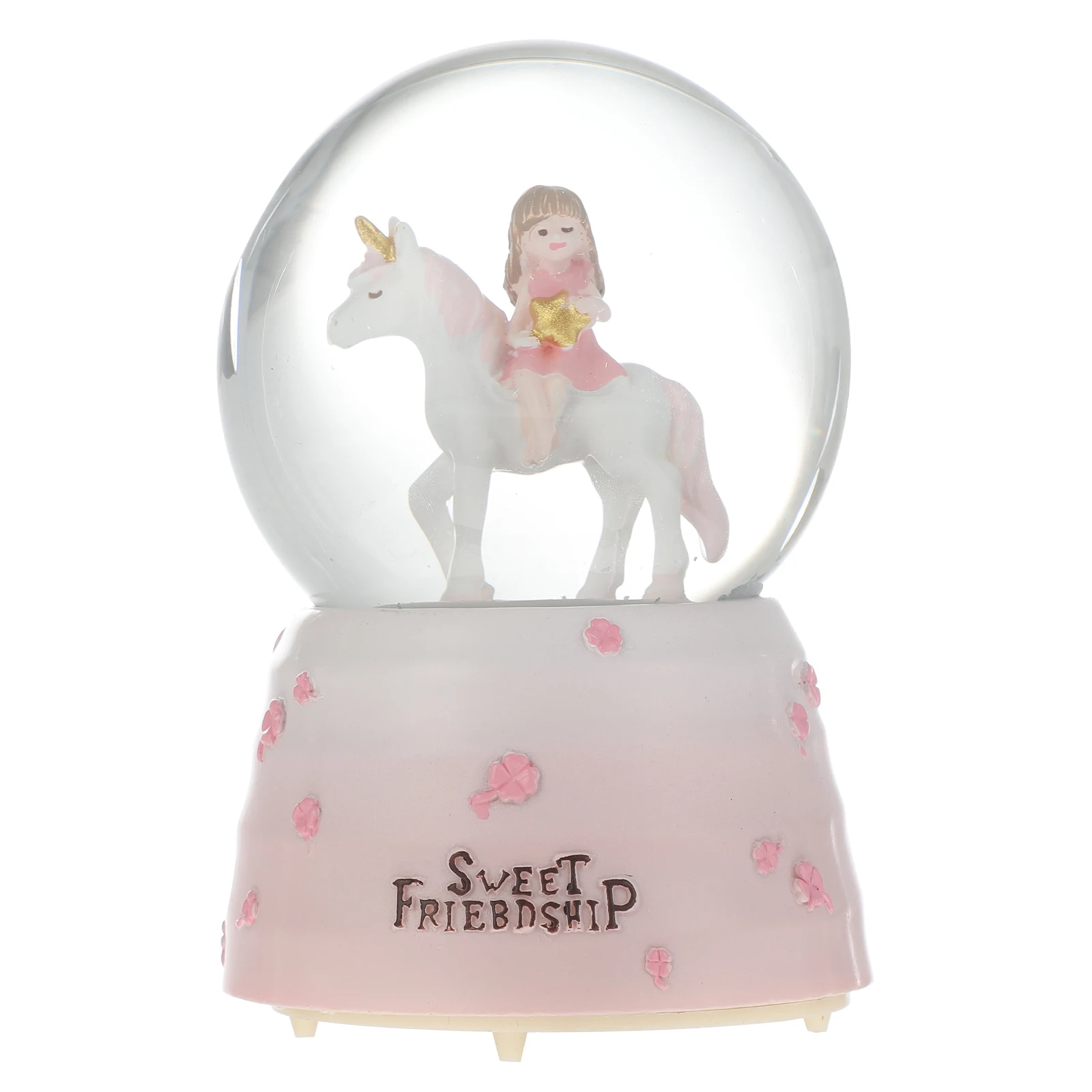 

Unicorn Crystal Ball Snow Globe Musical Elegant Resin Glass High Definition Craftsmanship Melody Decoration Gift