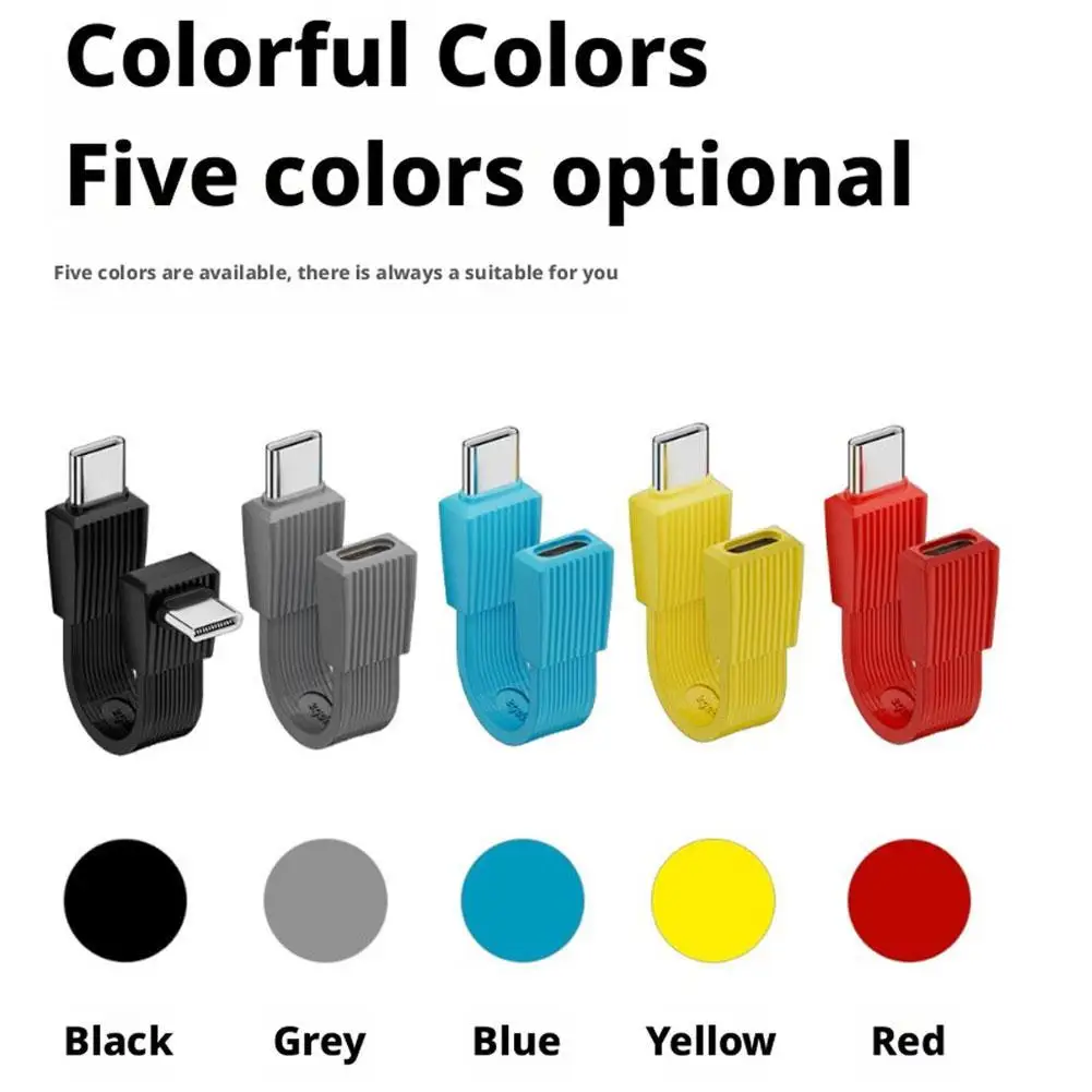 For Type-C Full-Function Portable Elbow Short Cable 240W Max Power Delivery (PD3.1 Standard, Supporting 48V/5A For Samsung
