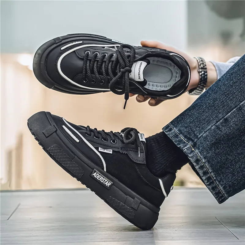 

2025 новые модные низкие парусиновые туфли на толстой подошве, удобные нишевые спортивные повседневные дышащие универсальные туфли для хлеба