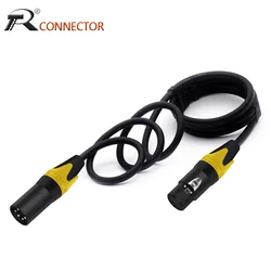 XLR Extension Cable Male To Female M/F 5Pin OFC Audio Cable Braided Shielded For Microphone Mixer Amplifier 1m 1.5m 2m 3m 5m 10m