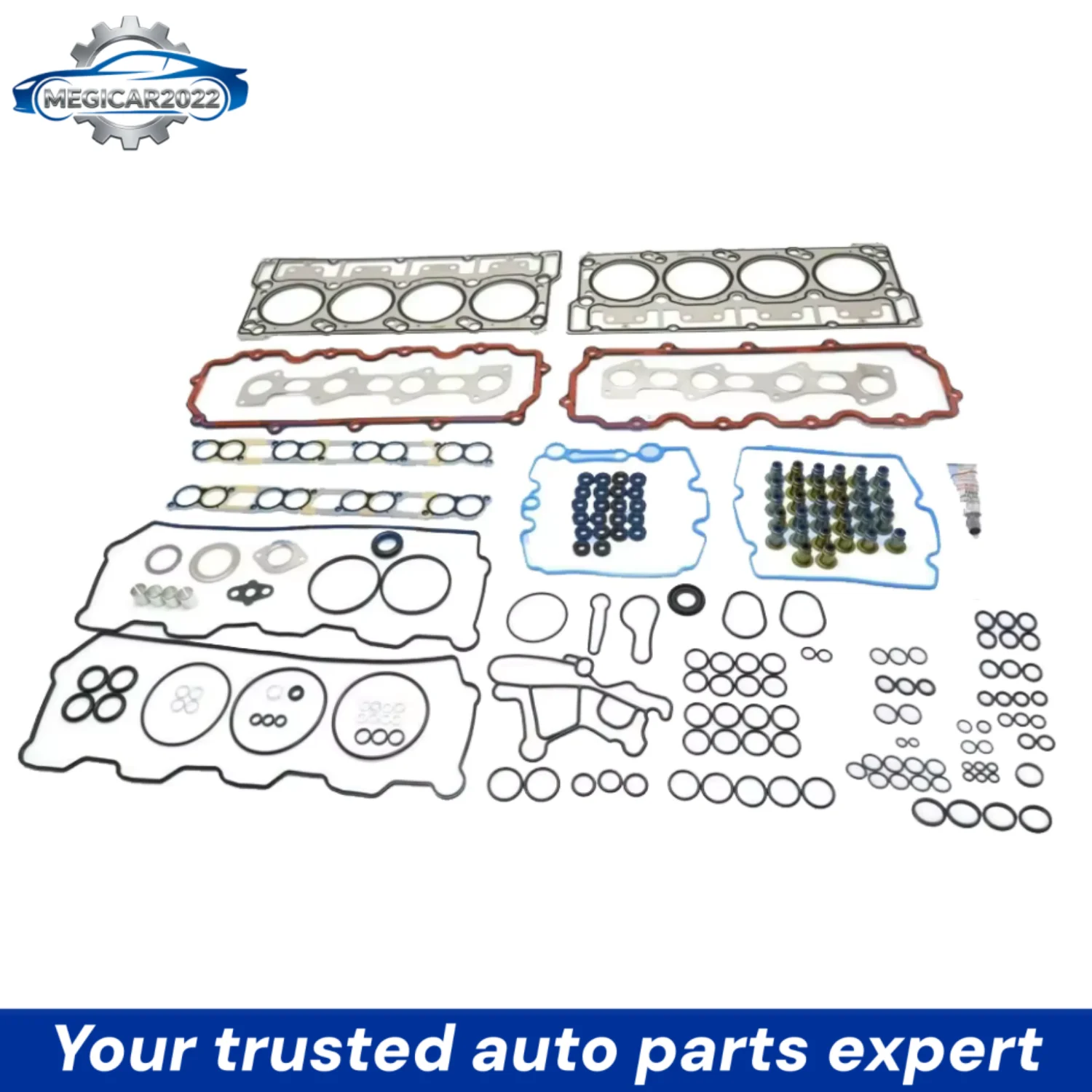 Juego de Juntas de Culata para Motor Diésel de 6.0 L, Compatible con Camioneta Ford E350, Camión E450, F250, F350, F450, F550, F-250 6.0L OHV HGS4214 2003-2010