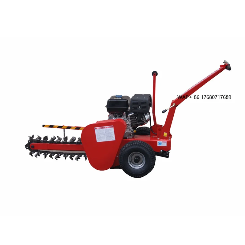Factory Supply Farm Trencher with Chain Saw Ditching Trenching Machine Price