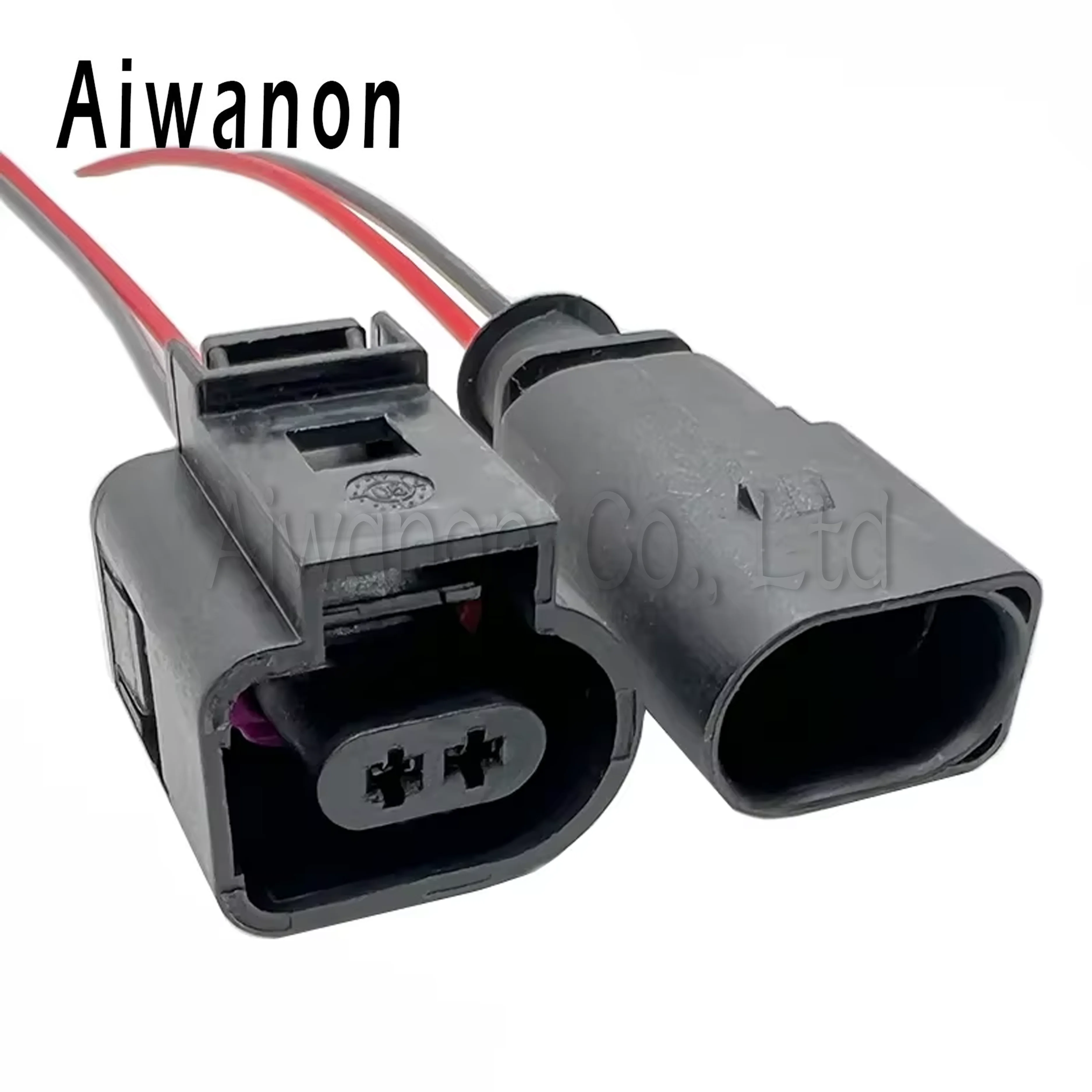 1 Set 2 Pin 1.5mm Auto 1J0973802 Temp Deflation Valve Waterproof Female Male Electrical Connectors Wire Harness Plug 1J0973702