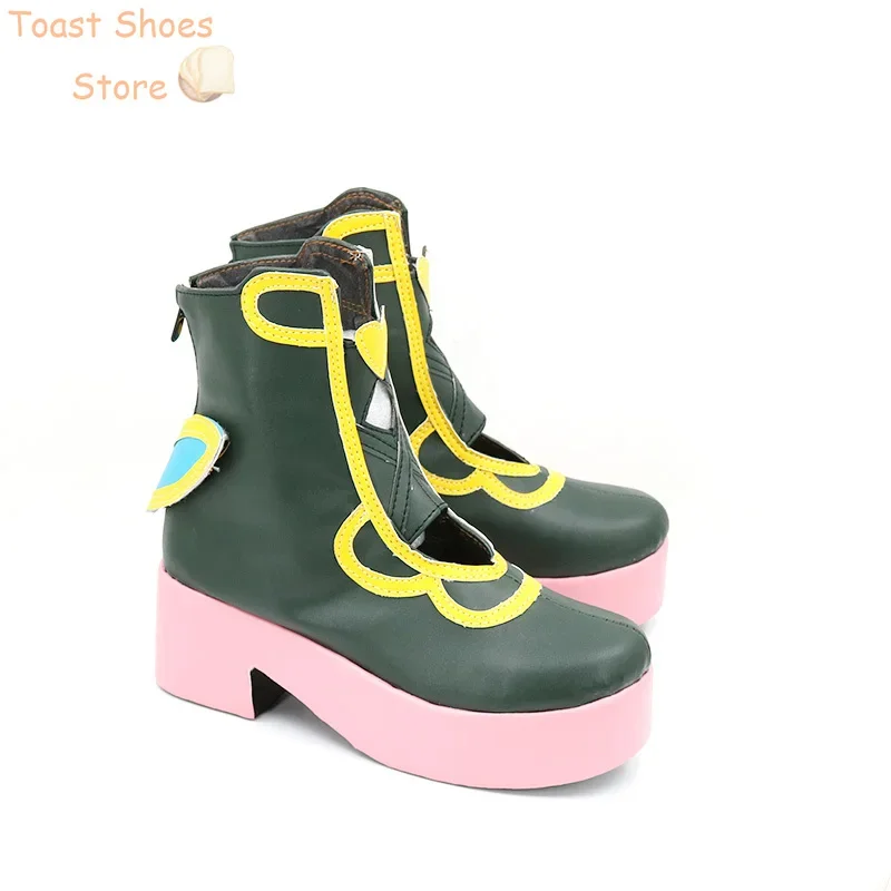 Ootori Emu Cosplay Shoes Game Cute Cosplay Props Halloween Carnival Boots PU Leather Shoes Costume Prop