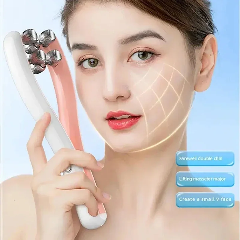 

Intelligent Advanced Electric Roller Massager Facial Slimming Double Lift Tool Face Chin Care Massager Y Shape Skin Beauty Tools