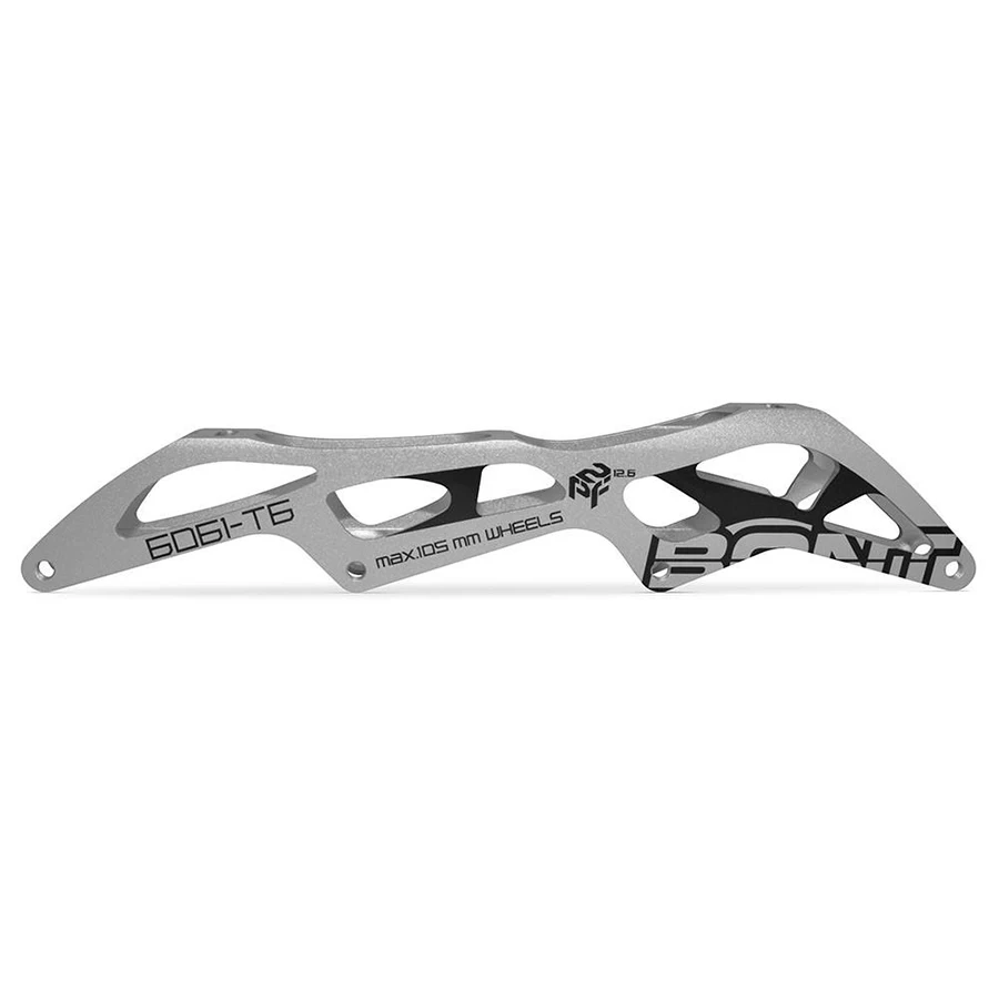 1 Pair Speed Skate Frame Original Bont 2PT Speed Inline Skate Frames Hole Distance 195mm Skating 6061 Aluminum Patines Base