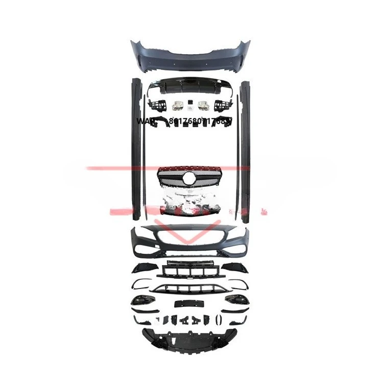 

Auto Parts New Front CLA45 Bumper W117 Style Body Kit for CLA Class C117 2013-2019