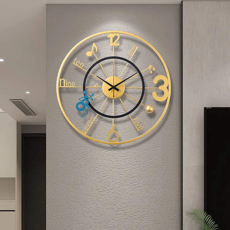Office Quiet Wall Clock Kitchen Premium Classroom Minimalism Wall Clock Aesthetics Nordic Mecanismo Reloj Pared Furniture Home