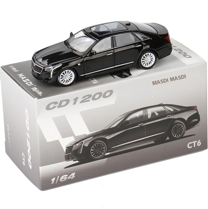 新在庫 Masdi 1:64 キャデラック CT6 セダン小規模静的状態合金ミニチュアダイキャストモデルコレクションキャデラックカスタムおもちゃ