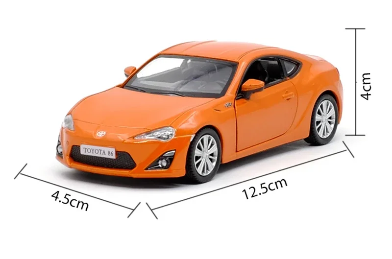 تويوتا 86 نموذج سيارة رياضية كلاسيكية من السبائك ، دييكاست معدن ، مركبات ألعاب ، مجموعة موديل سيارة ، هدية محاكاة للأطفال ،