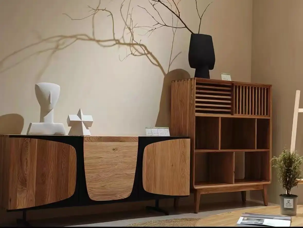 

Обеденный боковой шкаф в средневековом стиле, шкаф на крыльце из ясеня, бытовой шкаф для большой квартиры, гостиной, шкаф для хранения