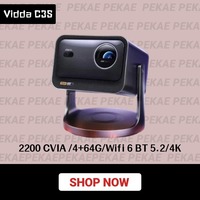 NEW Hisense Vidda C3S IMAX 2200CVIA Lumens Projector 3D HDR10+ Dolby Vision 4K Laser Projector WiFi 6 Home intelligent Projector