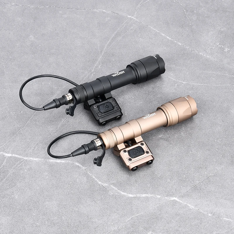 WADSN Tactical M300 M600 M300A M600C Flashlight 400lm/600lm With Modbutton Pressure Switch Fit 20mm Rail Airsoft Accessories