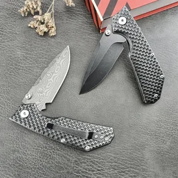 Strider Tactical Folding Knife Sharp Blade Stainless Steel Handle Outdoor Hunting Rescue Survival Portable Multifunction Knife