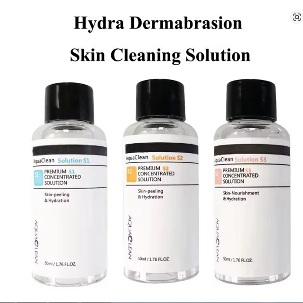Aqua Clean Peeling Gezichtsoplossing S1 S2 S3 50ML Serum Essentie Voor Hydra Dermabrasie Huidverzorging Mee-eter Rimpel Verwijderen