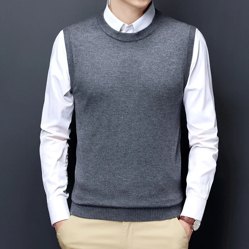 

Men Spring Summer Sweater Vest Xxxl Plus Size Sleeveless Knitted Knitwear Male Casual Business Office Wear Man Knit Top Oversize