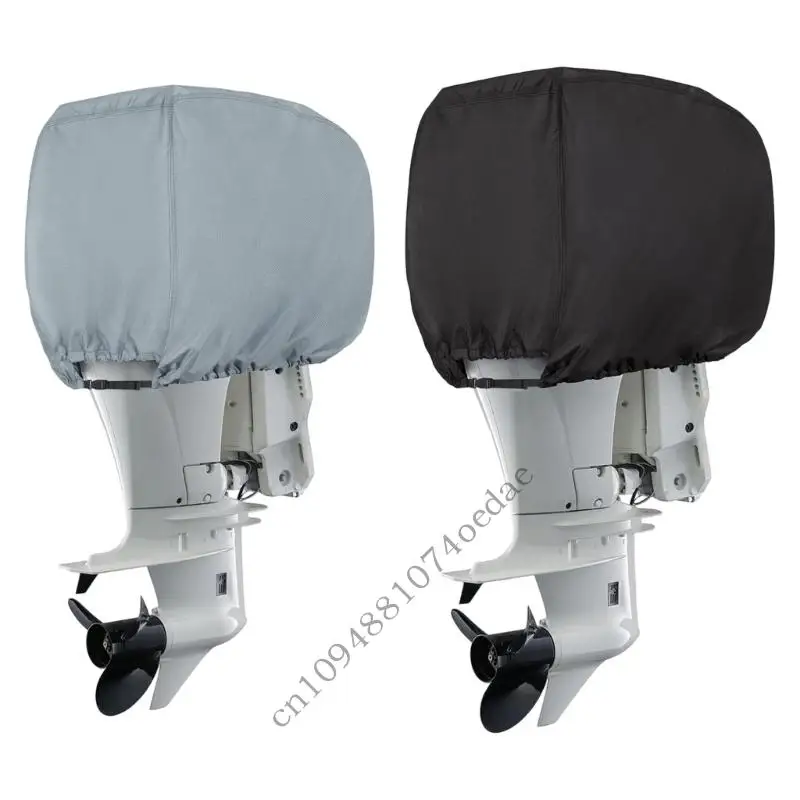

High Performances 600D TPE Engine Cover For 115-225 Horsepower Vessels Breathable Water Resistant Protector Cover