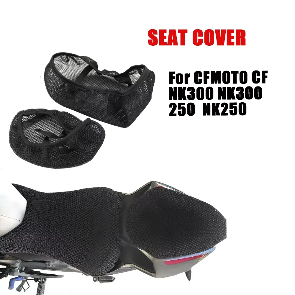 For CFMOTO CF NK300 NK300 250  NK250 Motorcycle Accessories Seat Cushion Cover Anti-Slip Mesh Fabric Protector