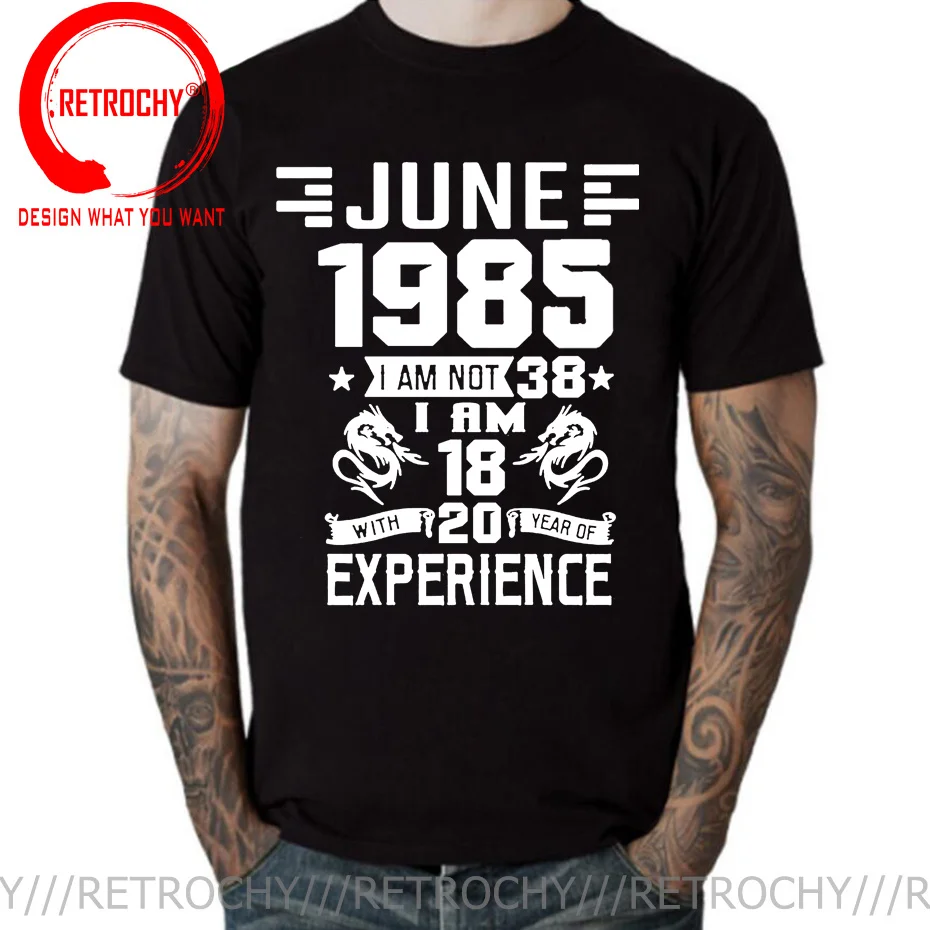 

I'm 18 with 20 Year of Experience Born in 1985 Nov September Oct Dec Jan Feb March April May June July August 38TH Birth T Shirt