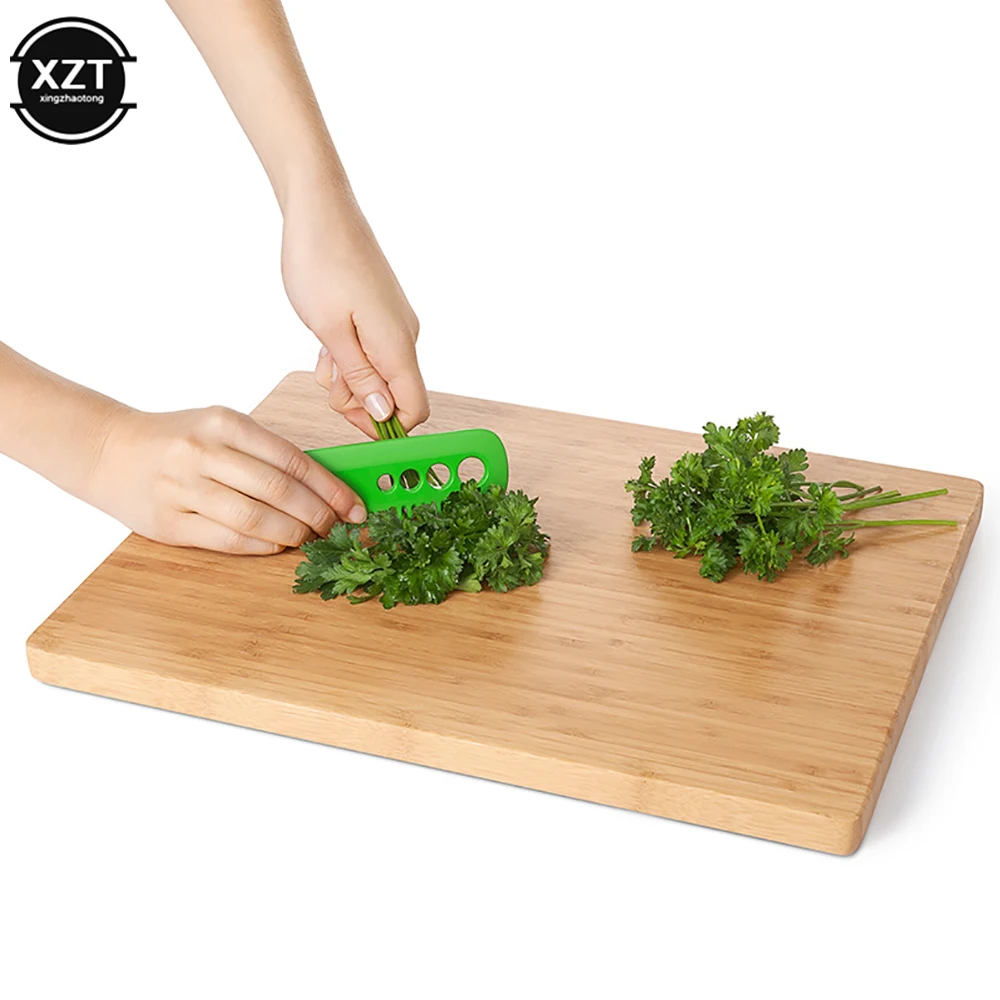 1Pc Vegetable Herb Eliminator Kale Oregano Parsley Cilantro Stripper Looseleaf Comb Household Gadgets Portable Kitchen Tools