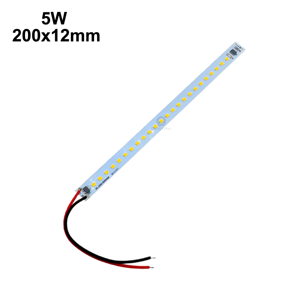 10pcs AC220V 2835 LED Aluminum Strip 10CM 20CM 30CM 40CM 50CM Warm/Natural/White High Brightness LED Light Bar With 10cm Wire