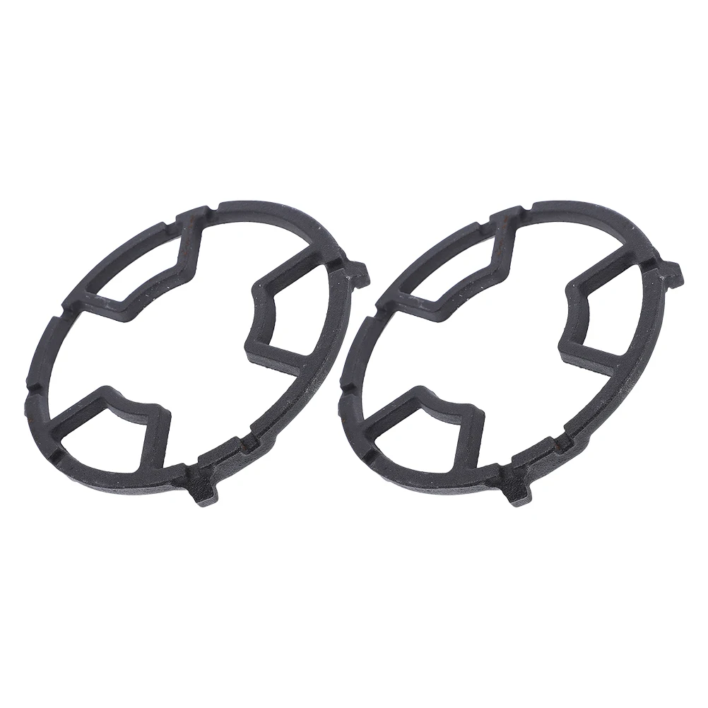

2pcs Cast Iron Gas Stove Rack Wok Heat Resistant Durable Sturdy Pot Holder For Kitchen Stove Accessories Burner