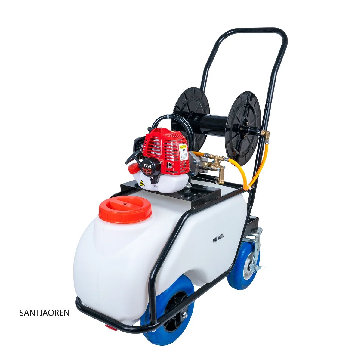 

202550L Gasoline Engine Power Sprayer 4 Wheel Trolley Gasoline Engine Power Sprayer for Garden Use