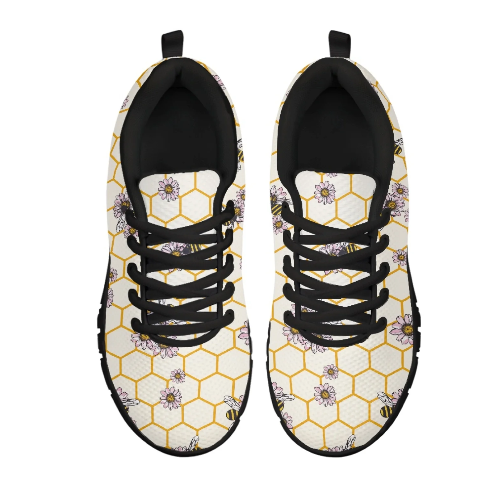 Coloranimal Honeycomb Women Cushioned Jogging Shoes for Long Standing Hospital Floor Shock-Absorbing Sport Shoes for Travel