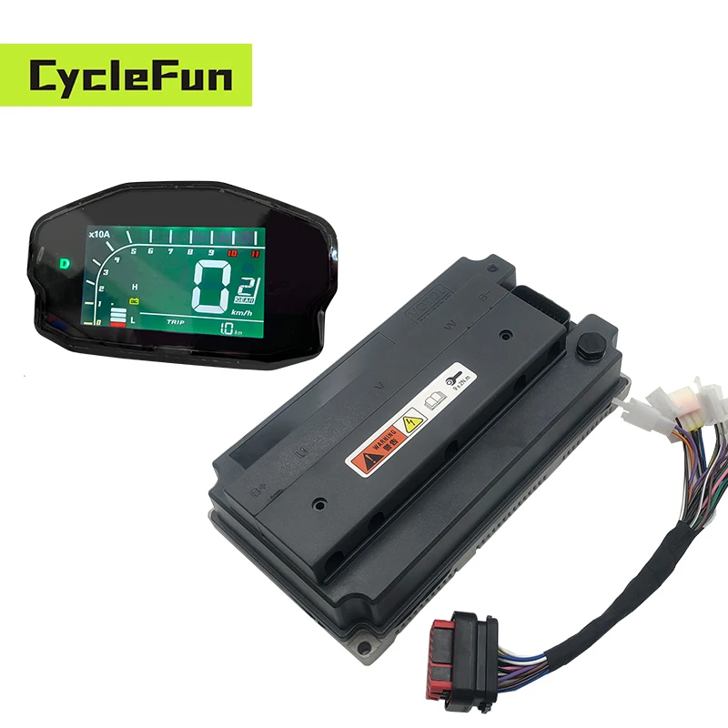 

VOTOL EM-200/2 V2 BLDC Controller 300A DC with DKD Display for 4KW 6KW Mid Drive Wheel Hub Motor Electric Off Road E-Motorcycle