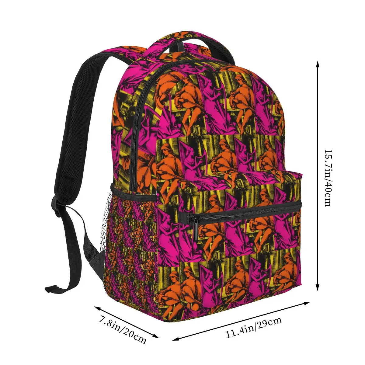 Pop Band TV Girl Who Really Cares Album Print Backpack Student Boys Girls BookBag School Bag Computer Shoulder Bag for Men Women