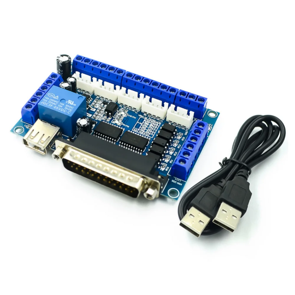 Driver Interface Board for Engraving Machine CNC 5 Direction Stepper Motor Control 0 10V Spindle Signal Output