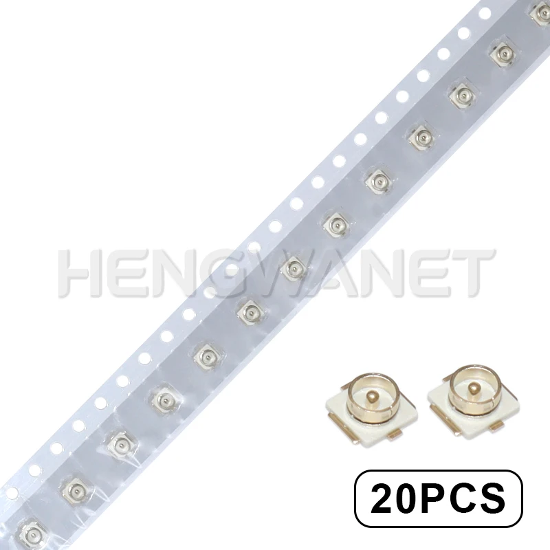 20PCS 20279-001E High Quality UFL Seat Connector U.FL-R-SMT RF Coaxial Connectors Antenna