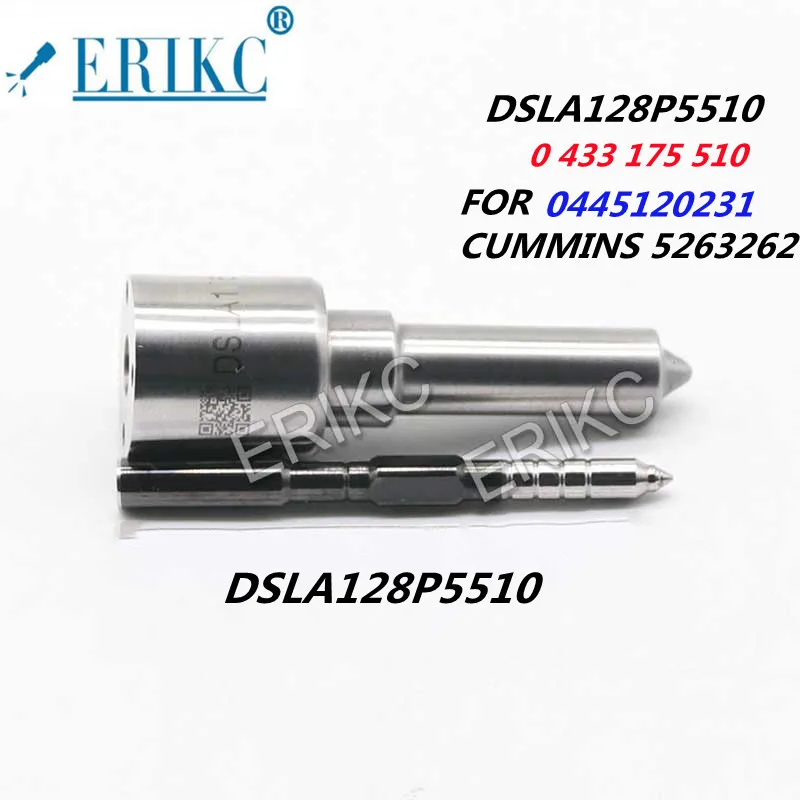 

ERIKC DSLA 128P 5510 Fuel Injector Parts Nozzle DSLA128P5510 OEM 0 433 175 510 FOR 0445120231 CUMMINS 5263262