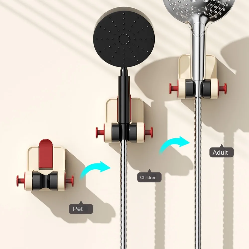 

Кронштейн для насадки для душа без перфорации, тип присоски, настенный держатель для насадки для душа, регулируемая подвижная подставка для душа, подставка для ванной комнаты