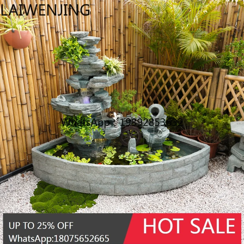 B1 Garden Rockery Flowing Water Fountain Circulating Landscape Ornament