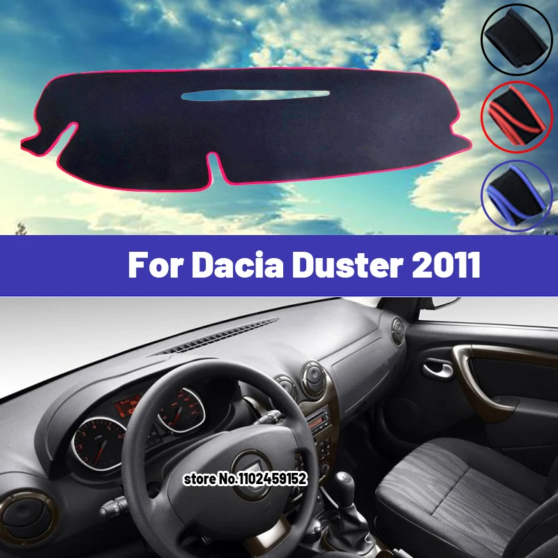 

Высококачественный коврик для приборной панели автомобиля Dacia Duster 2011, солнцезащитный козырек, защита от света, ковры, анти-УФ, аксессуары для интерьера