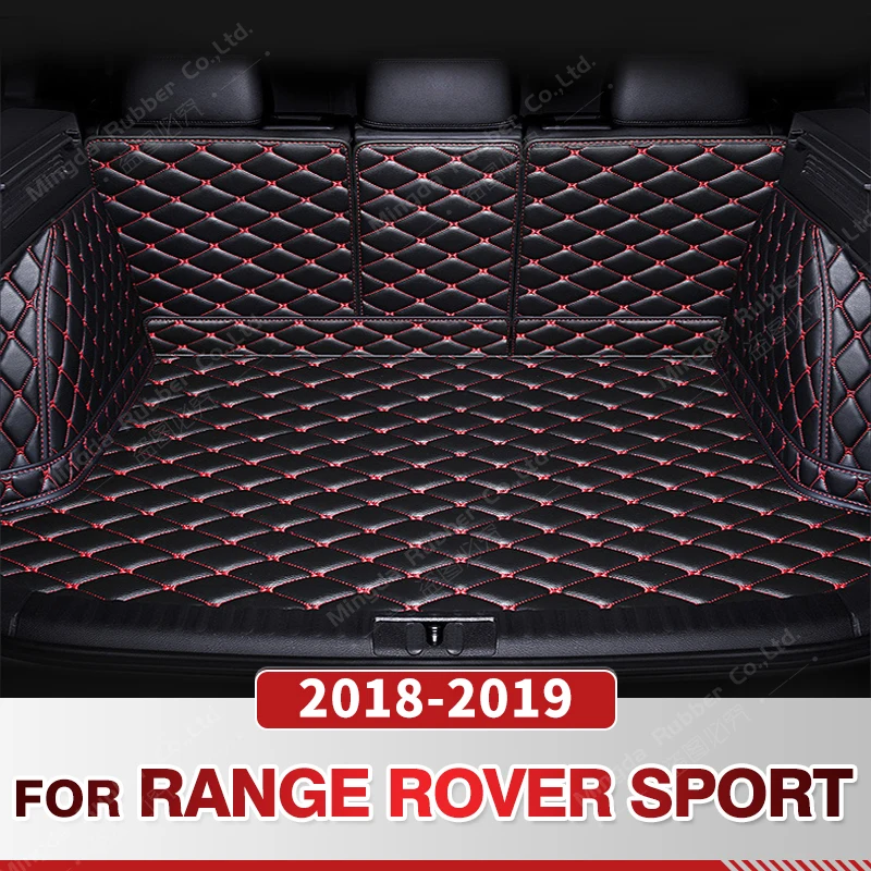 

Auto Full Coverage Trunk Mat For Landrover Range Rover Sport 2018 2019 Car Boot Cover Pad Interior Protector Accessories