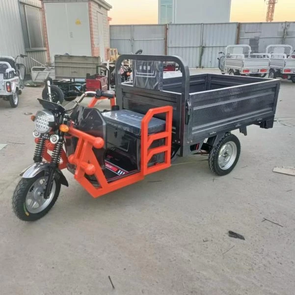 Factory Best Quality Cargo Electric Tricycles 60V 1000w Battery Power Wheel Electric Cargo Bike in Big Stock Tricycle Bike Cargo