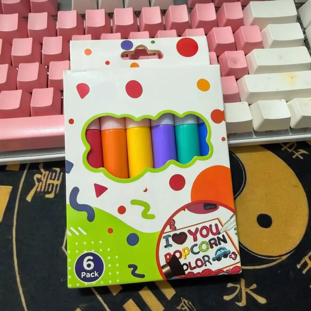 Magic 3D Puffy Pens Popcorn Effect Markers For Children DIY Art Craft Painting Supplies Heat Activated Drawing Tools
