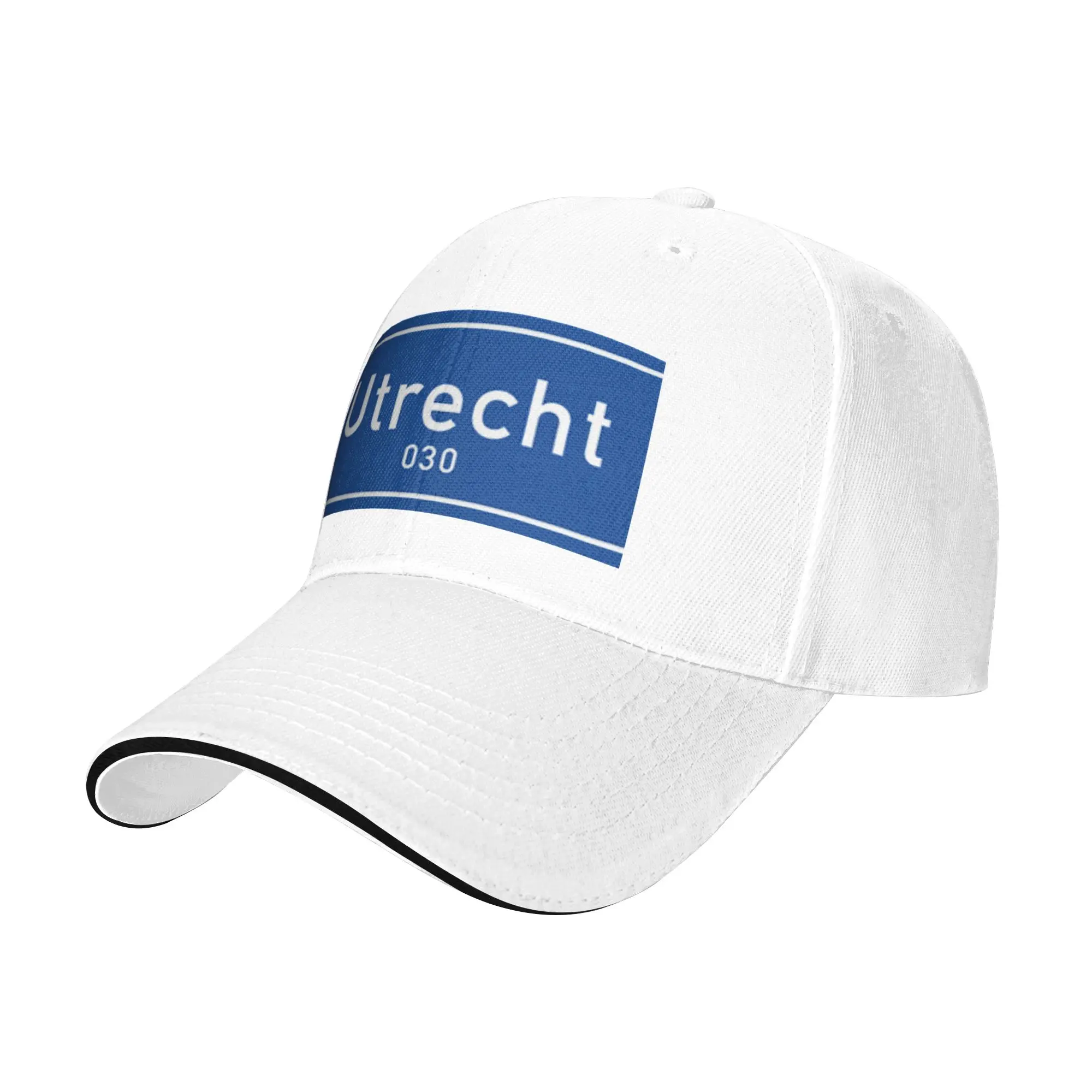 Blauw Utrecht Verkeersbord 030 - Utrecht City Sign Dutch Street Style Gift For Children Men Women A Baseball Cap Hat